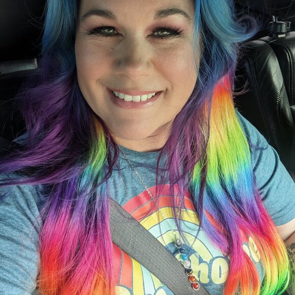 Custom Dyed Donna Bella Halo Hair Extensions